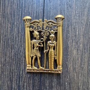 Egyptian pharaoh brooch